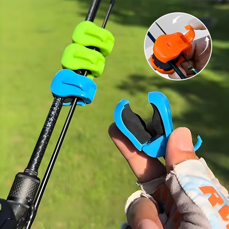 Fishing Belt - 2/4 ชิ้น ที่ยึดคันเบ็ดตกปลา คลิปยึดคันเบ็ด สายรัด ที่ยึดคันเบ็ด