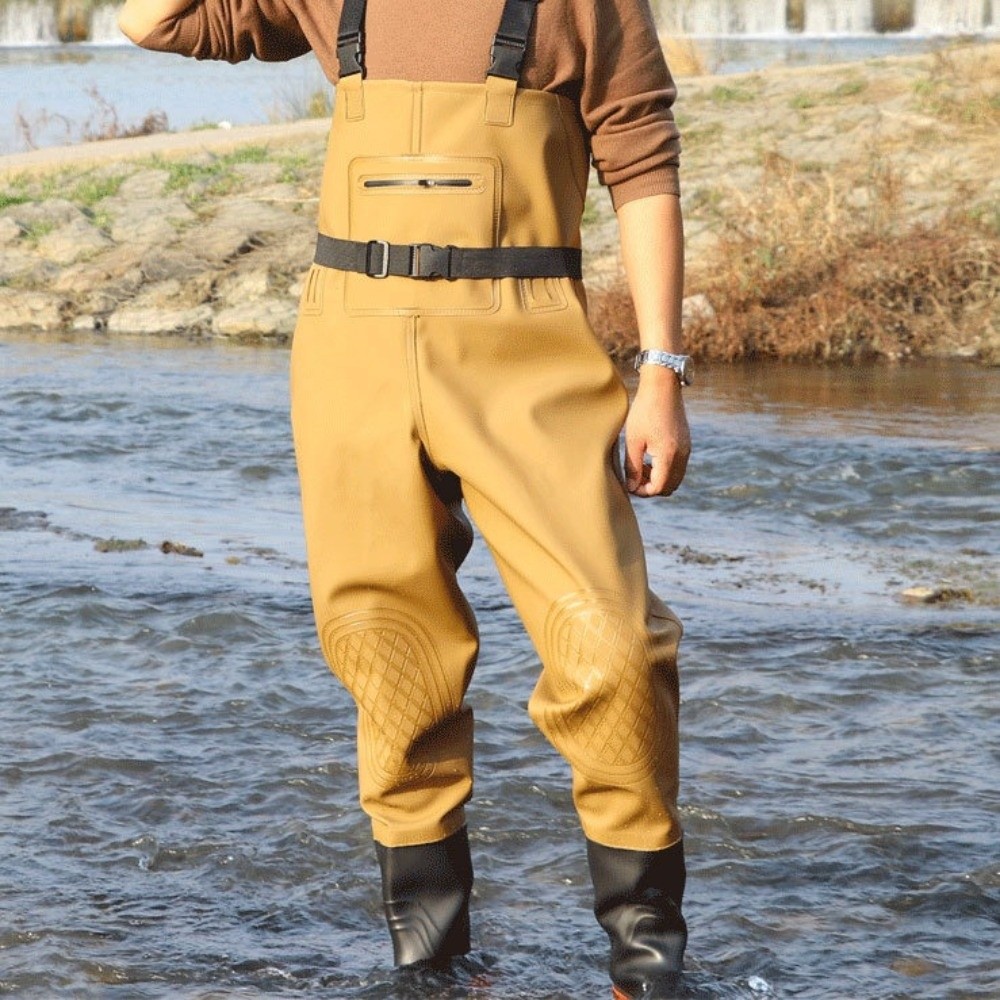 ชุดตกปลา PVC ทนทาน กันน้ำ ดีไซ - Fishing Pants Waterproof บทวิจารณ์และราคา