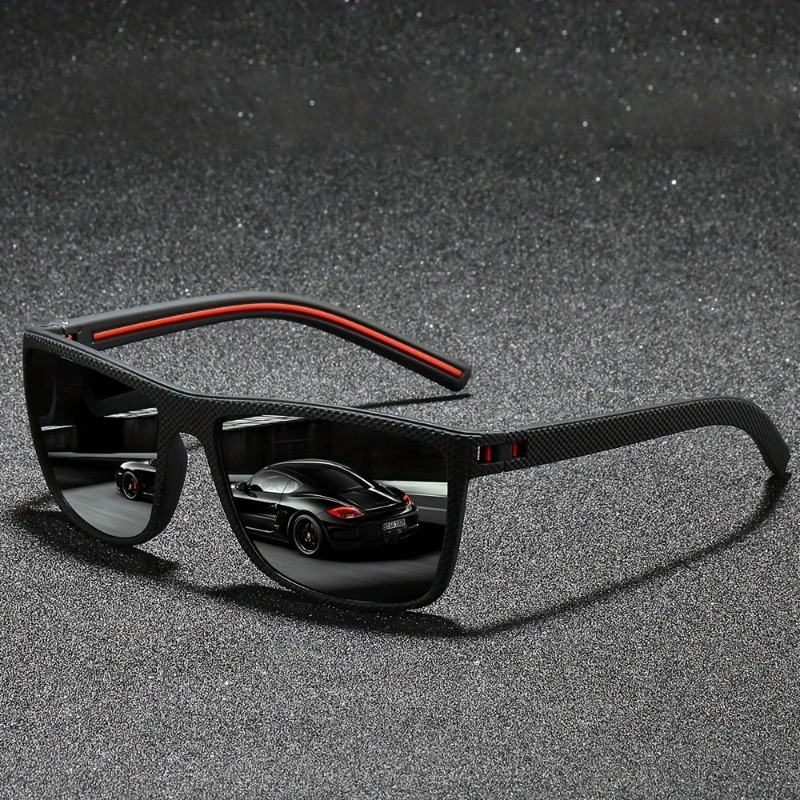 แว่นกันแดดทรงสี่เหลี่ยมสไตล์วิ - Fishing Sunglasses Polarized บทวิจารณ์และราคา