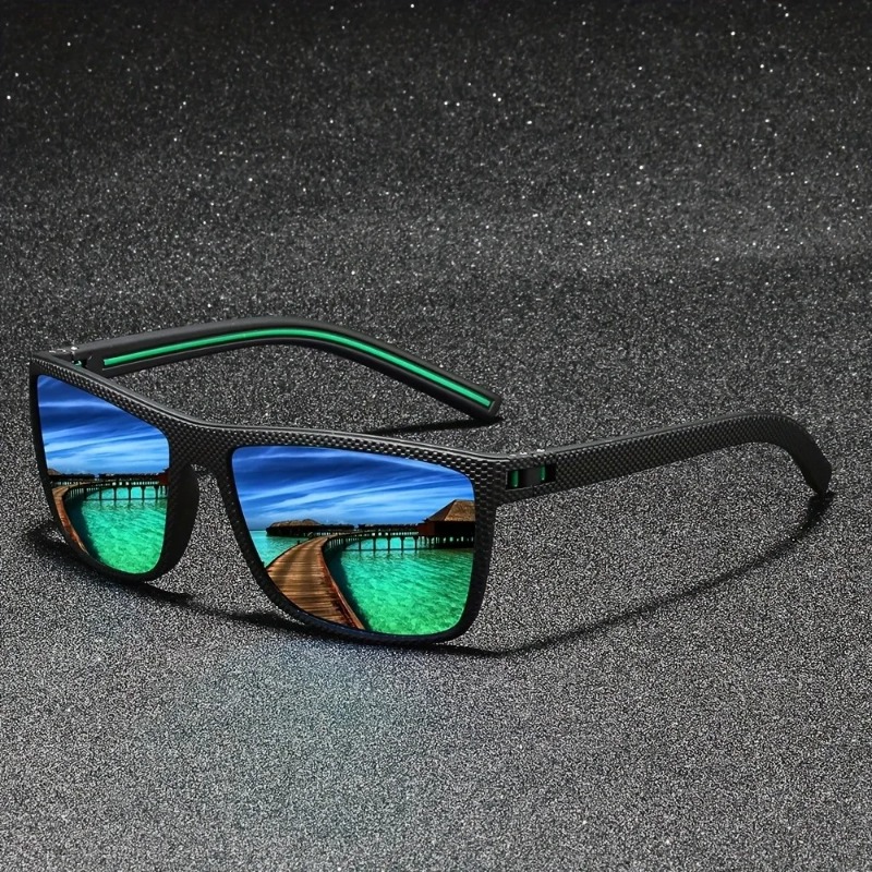 แว่นกันแดดทรงสี่เหลี่ยมสไตล์วิ - Fishing Sunglasses Polarized บทวิจารณ์และราคา