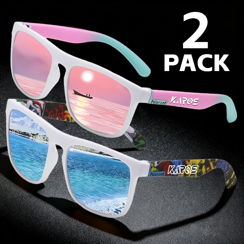 KAROS 2PCS แว่นตากันแดดผู้ชาย/ - Fishing Sunglasses Polarized บทวิจารณ์และราคา