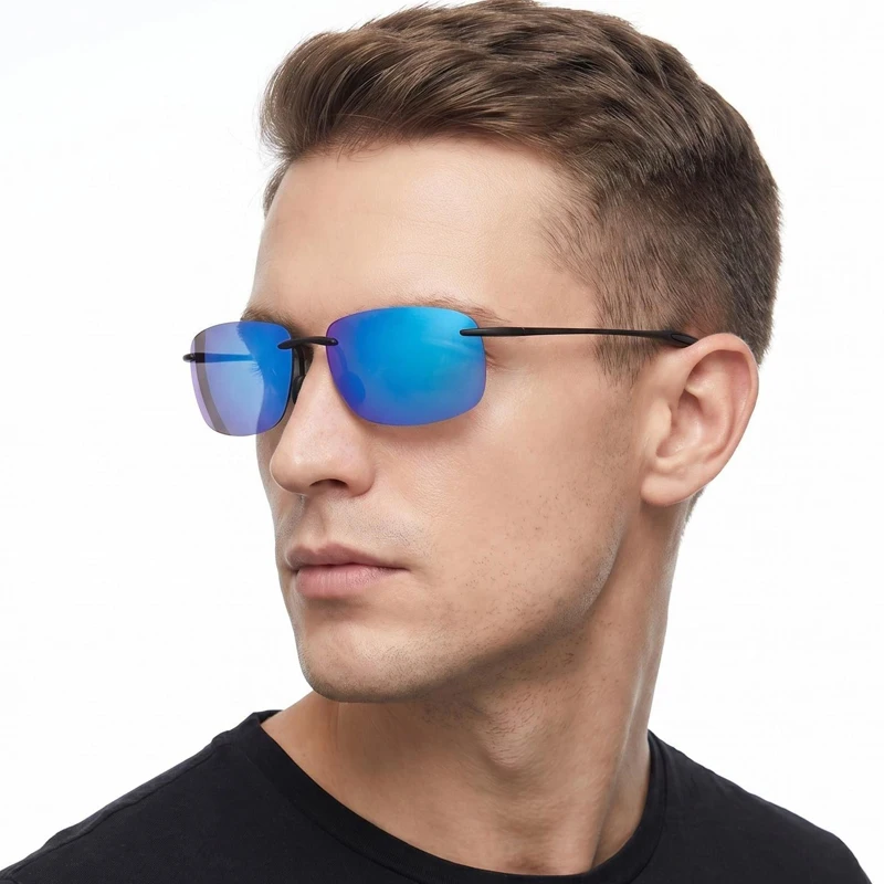 แว่นกันแดดโพลาไรซ์ TR90 น้ำหนั - Fishing Sunglasses Polarized บทวิจารณ์และราคา