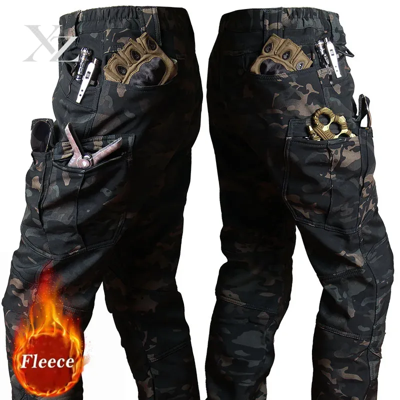 กางเกงคาร์โก้แทคติคอลบุขนกันน้ - Fishing Pants Waterproof บทวิจารณ์และราคา