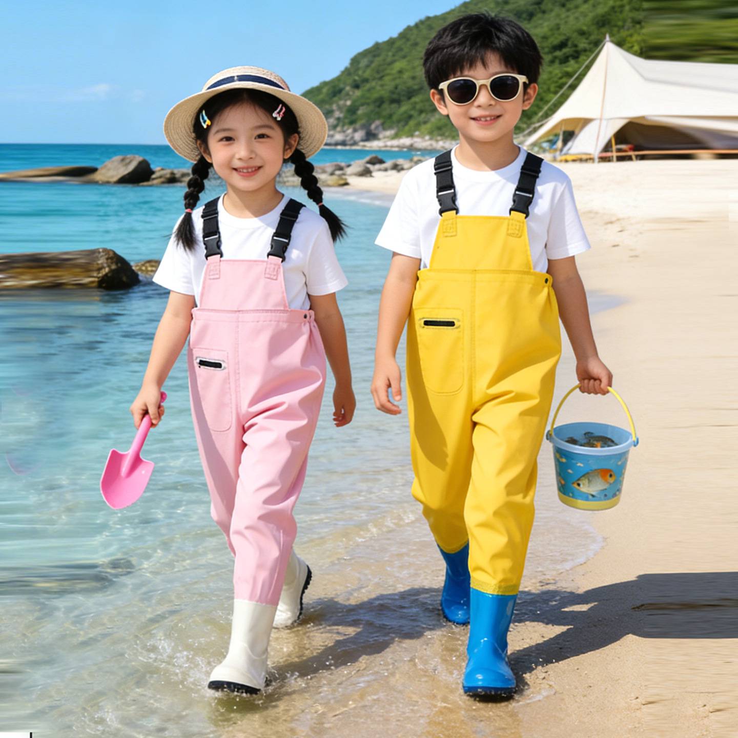 ชุดกันน้ำสำหรับเด็ก ชุดกันน้ำแ - Fishing Pants Waterproof บทวิจารณ์และราคา