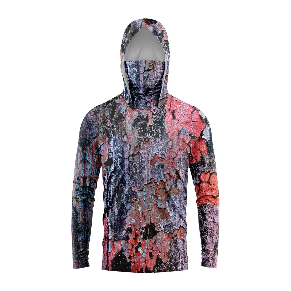 เสื้อตกปลา 3D ลายพราง ลายงู สำ - Fishing Mask Sun Protection บทวิจารณ์และราคา
