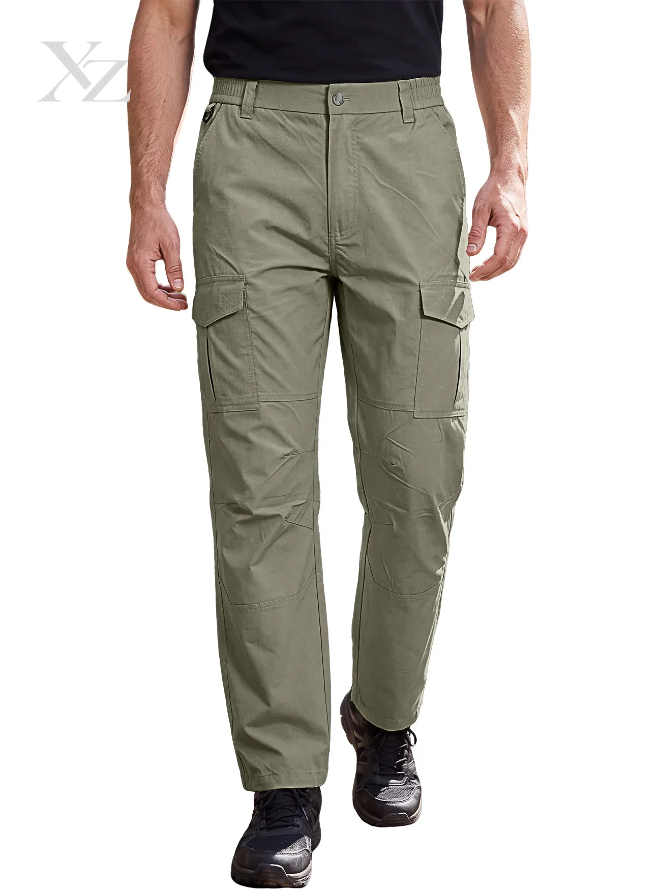 กางเกงคาร์โก้ผู้ชาย กันน้ำ มีก - Fishing Pants Waterproof บทวิจารณ์และราคา