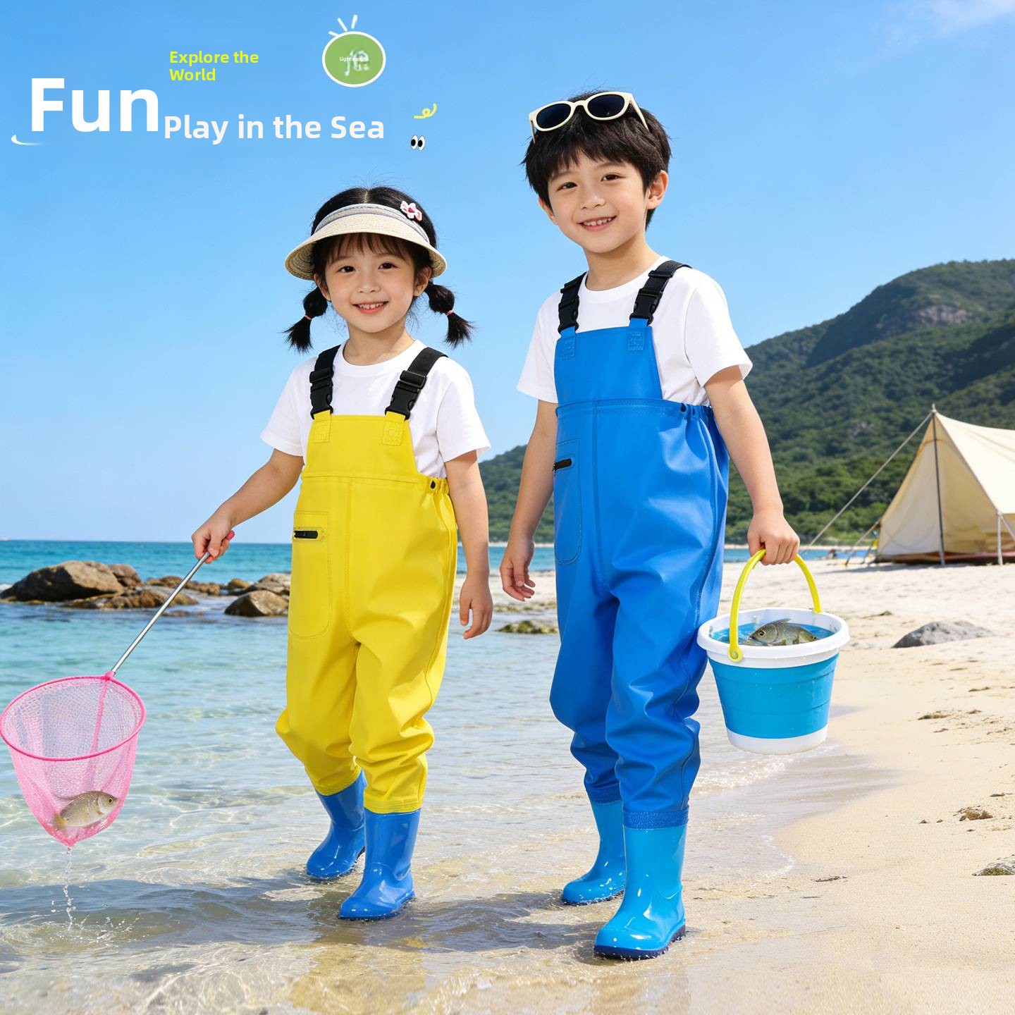 ชุดกันน้ำสำหรับเด็ก ชุดกันน้ำแ - Fishing Pants Waterproof บทวิจารณ์และราคา